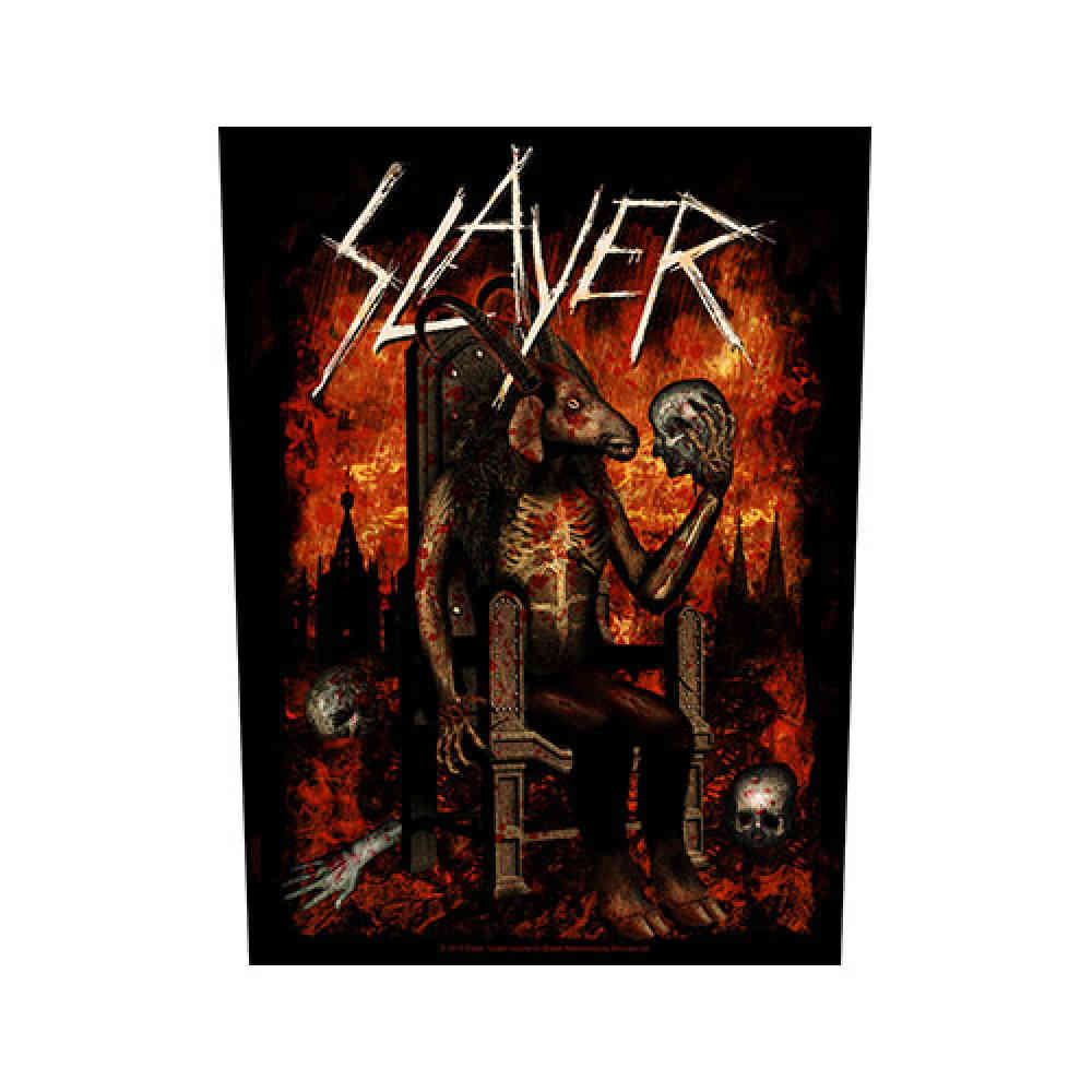 Slayer - Devil On Throne Patch arrière - Multicolore